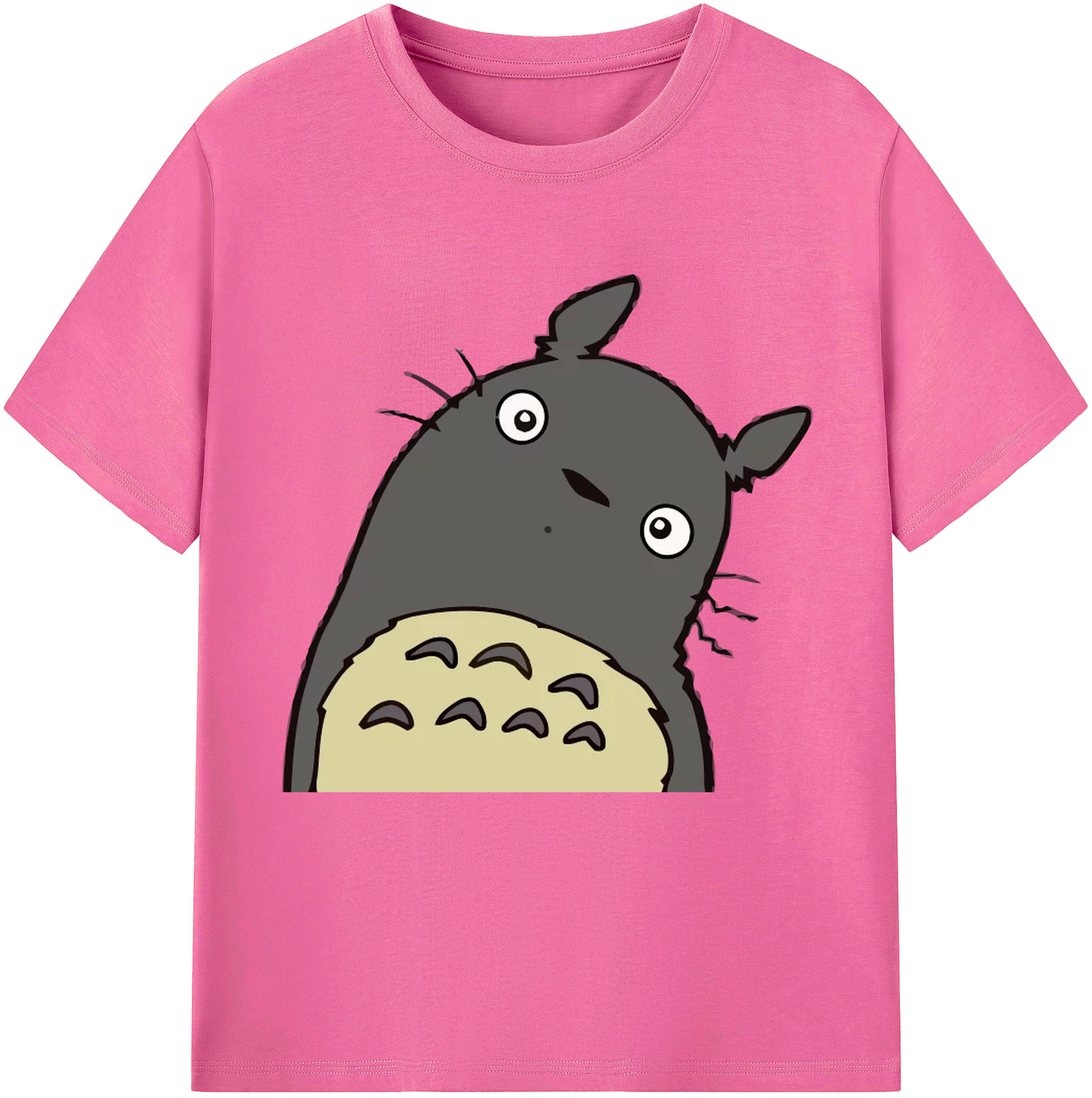 （画像用） となりのトトロ 草壁メイ 草壁サツキ My Neighbor Totoro Satsuki Kusakabe Mei Kusakabe レディースカジュアルプリントTシャツ（綿100％）